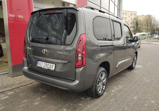 Toyota Proace City Verso cena 144900 przebieg: 17657, rok produkcji 2022 z Drawsko Pomorskie małe 596